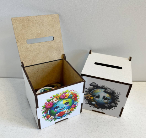 Дерев'яні бокси для сортування Наш дім - планета Земля SP