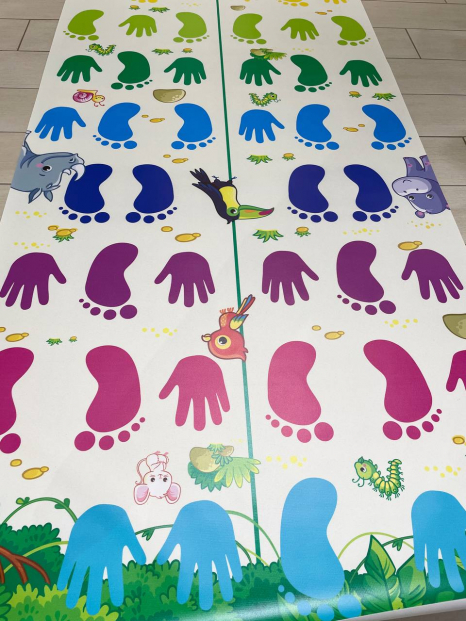 Моторний килимок "Змагання" Африка (в зібраному вигляді рулон 1 м довжиною)