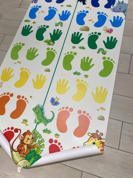 Моторний килимок "Змагання" Африка (в зібраному вигляді рулон 1 м довжиною)