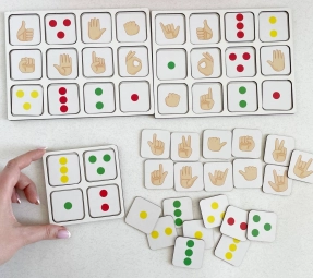 Дерев'яні плашки для міжпівкульного нейророзвитку SP