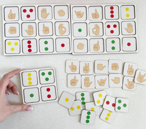 Дерев'яні плашки для міжпівкульного нейророзвитку SP