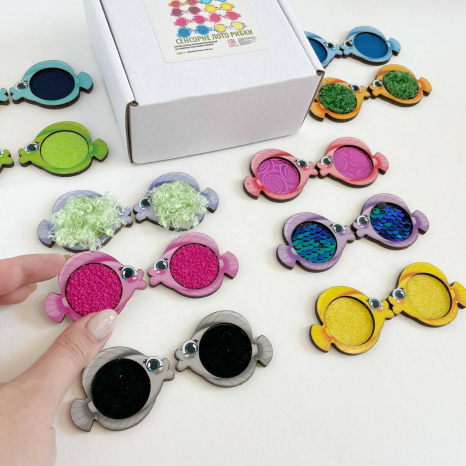 Сенсорное (тактильное) лото Рыбки SP