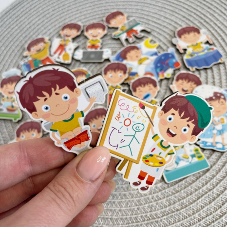 Набір дерев'яних фігурок Дії (хлопчик) SP