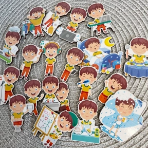 Набор деревянных фигурок Действия (мальчик) SP