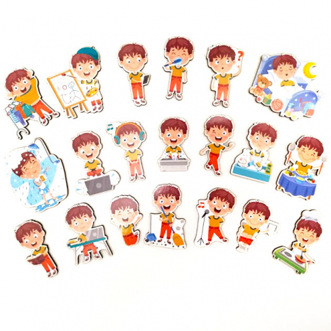 Набір дерев'яних фігурок Дії (хлопчик) SP