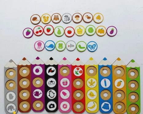 Розвиваюча гра -сортер Кольорові олівці SP