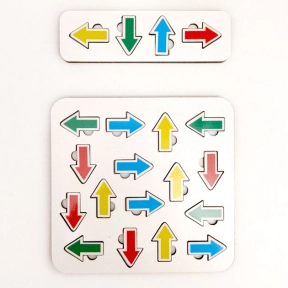 Развивающая игра рамка-вкладыш Стрелки SP