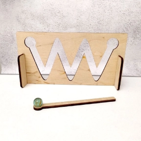 Деревянный моторный лабиринт Зигзаг SP