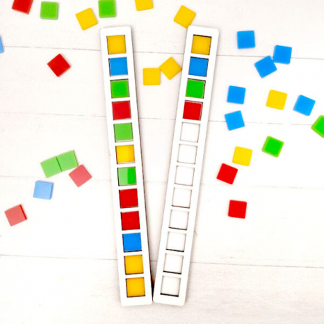 Дерев'яна розвиваюча гра Багатофункціональні лінійки (2 шт. в наборі)