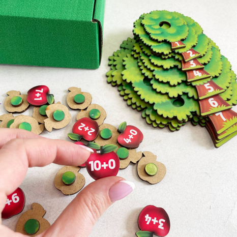 Розвиваюча дидактична гра Математичні дерева (склад числа) SP