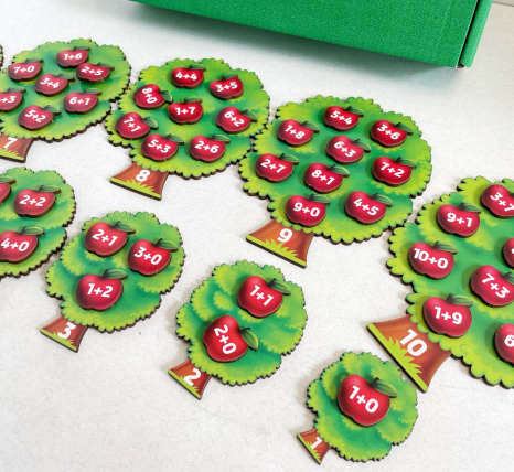 Розвиваюча дидактична гра Математичні дерева (склад числа) SP