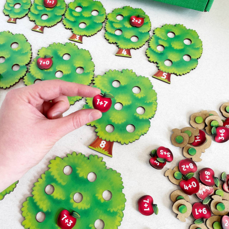 Розвиваюча дидактична гра Математичні дерева (склад числа) SP