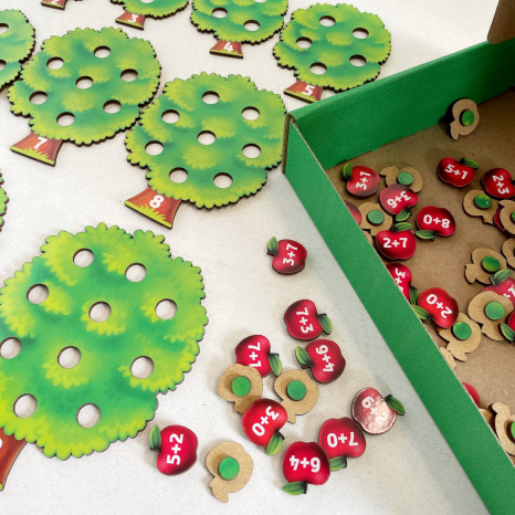 Розвиваюча дидактична гра Математичні дерева (склад числа) SP