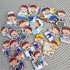 Набір дерев'яних фігурок Дії (дівчинка) SP