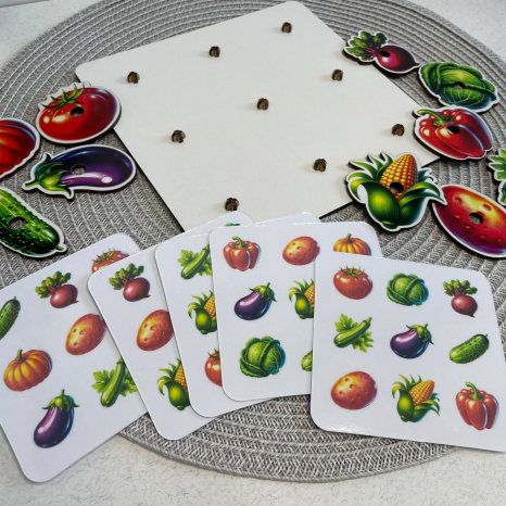 Овочева грядка з картками завданнями SP