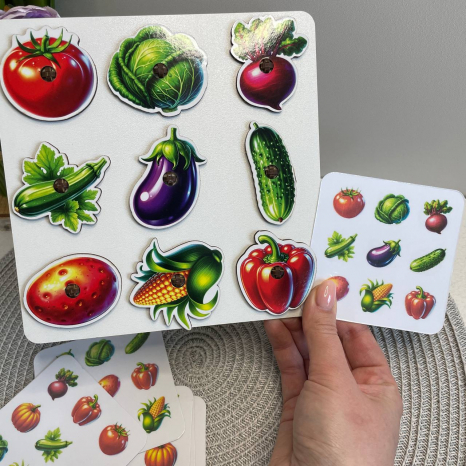 Овочева грядка з картками завданнями SP