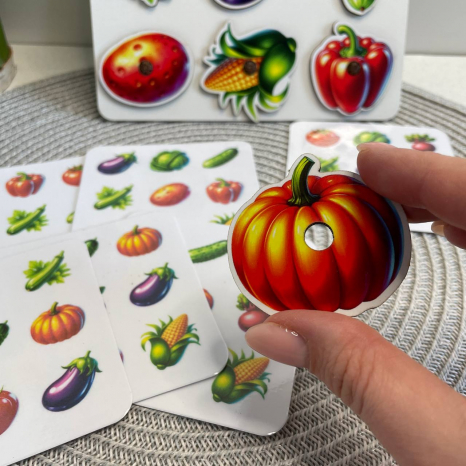 Овочева грядка з картками завданнями SP