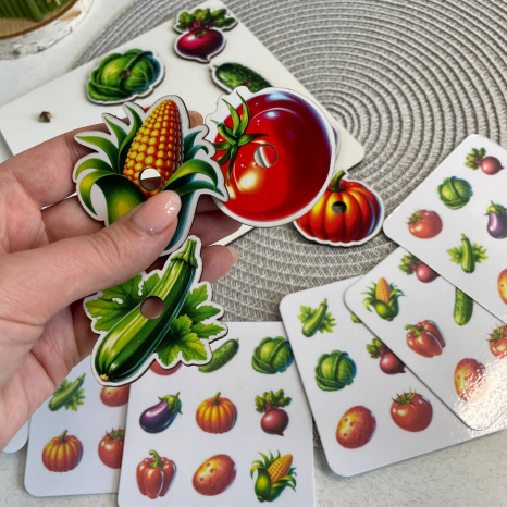 Овощная грядка с картами задачами SP