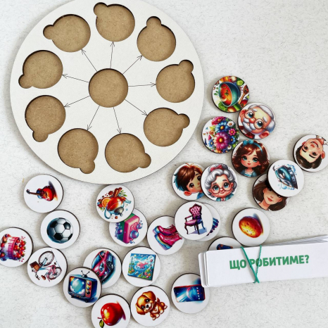 Гра на розвиток мовлення Придумай дію SP