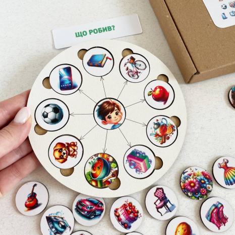 Гра на розвиток мовлення Придумай дію SP