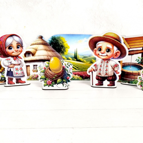 Настільний дерев'яний театр Курочка Ряба SP