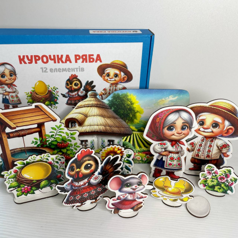 Настільний дерев'яний театр Курочка Ряба SP