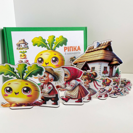 Настольный деревянный театр Репка SP