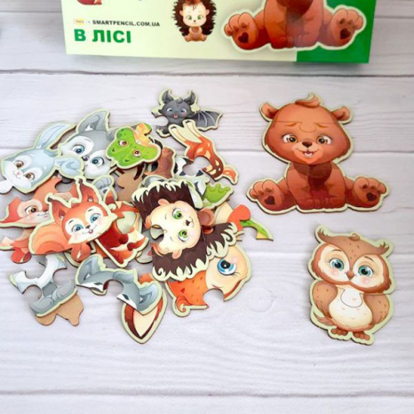 Дерев'яні пазли У лісі SP