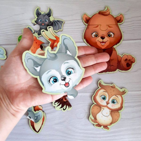 Дерев'яні пазли У лісі SP