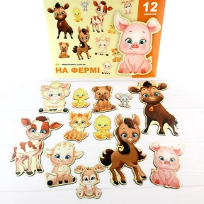 Дерев'яні пазли На фермі SP