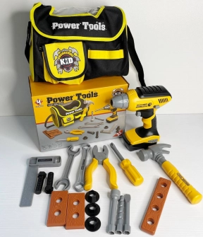 Набір дитячих інструментів у сумці-саквояжі, 20 елементів,для хлопчика, T 013