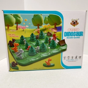Настольная логическая игра - головоломка "Гонки динозавров"