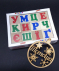 Дерев'яна гра Кубики "Українська абетка", Komarovtoys T601