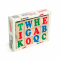 Дерев'яна гра Кубики "Англійська абетка", KomarovToys T603