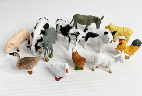 Фігурки домашніх тварин, набір 12 шт,TBS062