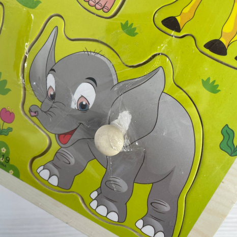 УЦЕНКА!!! Деревянная рамка - вкладыш Животные