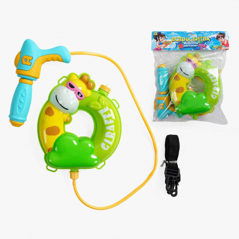 Водний пістолет з балоном помповий механізм, лямки регульованої довжини, TK-52021