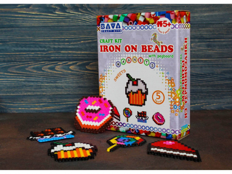 Набір д/творчості "Магніти з термомозаїки "Солодощі" Умняшка ТМ-007