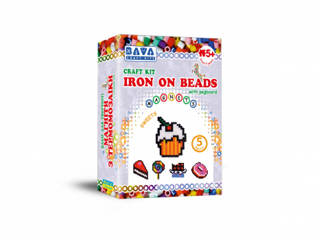 Набір д/творчості "Магніти з термомозаїки "Солодощі" Умняшка ТМ-007