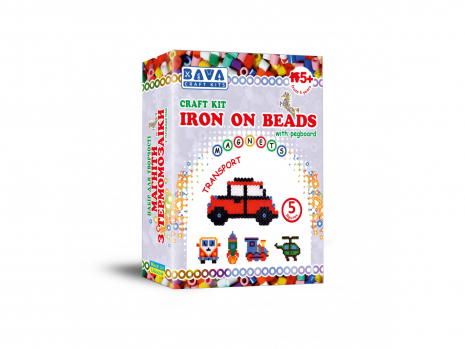 Набір д/творчості "Магніти з термомозаїки "Транспорт" Умняшка ТМ-009