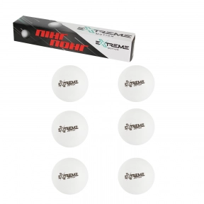 М'ячики для настільного тенісу (пінг понгу) 40 мм, 6 штук, TT24183