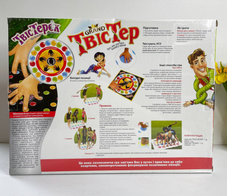 Настільна гра Grand Твістер, твістерок 2 в 1 TWTK Danko Toys