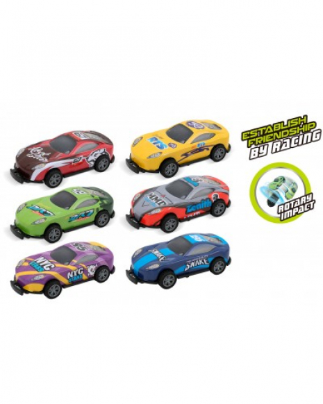 Набор трюковых инерционных машинок прыгающих, 6 шт.