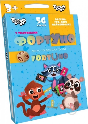 Розважальна та розвиваюча настільна гра "ФортУно" дитяча (укр)