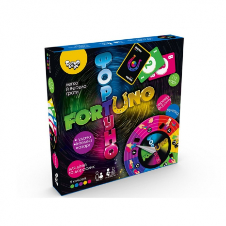 Настольная карточная игра "ФортУно" (большая), Fortuno, DankoToys