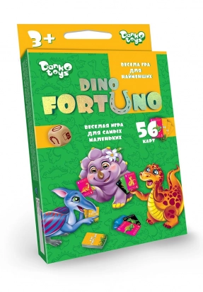 Настільна карткова гра "Фортуно ДІно", Fortuno Dino, DankoToys