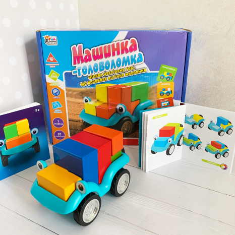 Розвиваюча гра  Смарт Машинка - головоломка UKB-B 0043 4FUN Game Club