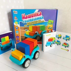 Развивающая игра Смарт Машинка - головоломка UKB-B 0043 4FUN Game Club