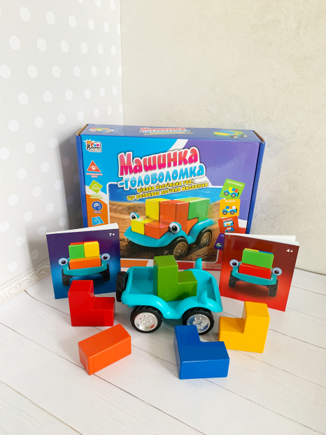 Розвиваюча гра  Смарт Машинка - головоломка UKB-B 0043 4FUN Game Club
