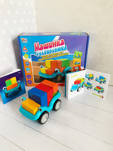 Розвиваюча гра  Смарт Машинка - головоломка UKB-B 0043 4FUN Game Club